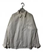 BRENTSブレント）の古着「ヴィンテージオープンカラーシャツ」｜アイボリー