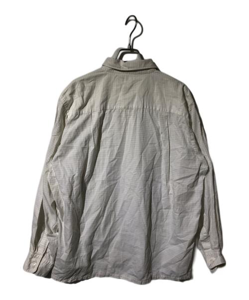 BRENTS（ブレント）BRENTS (ブレント) ヴィンテージオープンカラーシャツ アイボリー サイズ:XLの古着・服飾アイテム