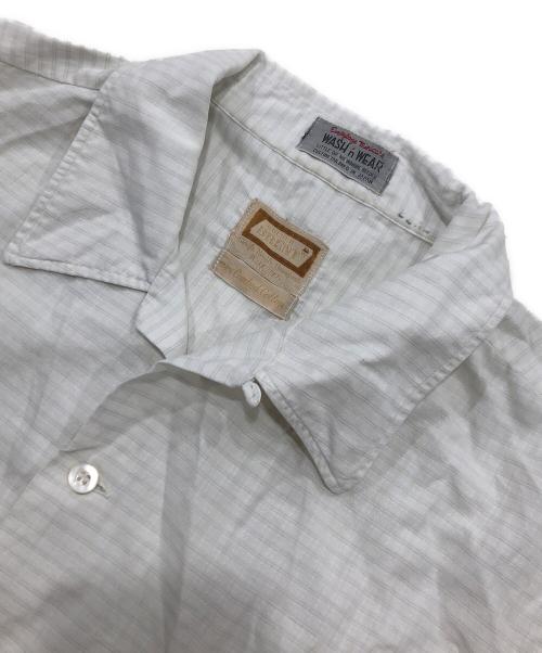 BRENTS（ブレント）BRENTS (ブレント) ヴィンテージオープンカラーシャツ アイボリー サイズ:XLの古着・服飾アイテム