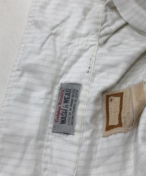 BRENTS（ブレント）BRENTS (ブレント) ヴィンテージオープンカラーシャツ アイボリー サイズ:XLの古着・服飾アイテム