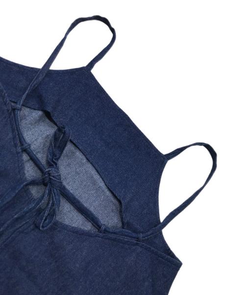 freada（フリーダ）freada (フリーダ) デニムキャミワンピース インディゴ サイズ:Fの古着・服飾アイテム