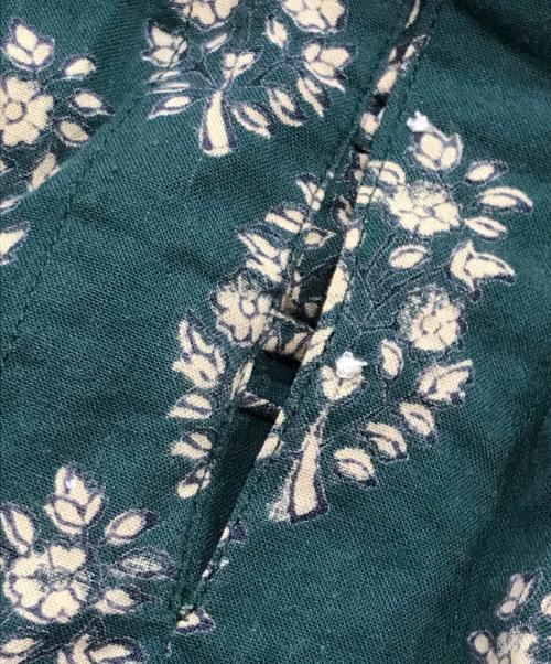 freada（フリーダ）freada (フリーダ) 総柄コットンワンピース グリーン サイズ:FREEの古着・服飾アイテム