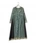freada（フリーダ）の古着「総柄コットンワンピース」｜グリーン