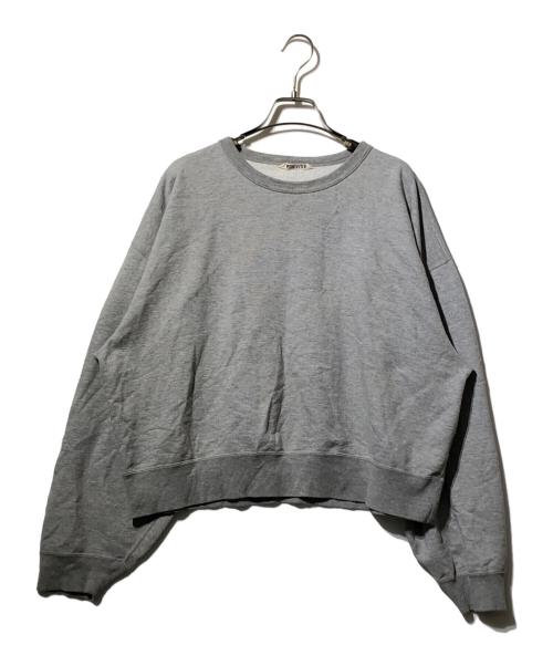 AURALEE（オーラリー）AURALEE (オーラリー) SUPER SOFT SWEAT BIG P/O グレー サイズ:1の古着・服飾アイテム
