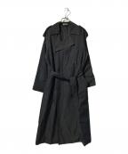 AURALEEオーラリー）の古着「WASHED FINX CUPRO TWILL LONG COAT」｜ブラック