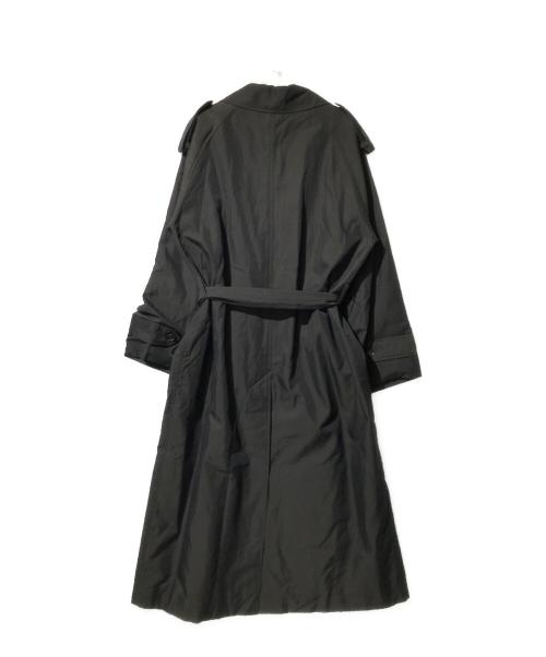 AURALEE（オーラリー）AURALEE (オーラリー) WASHED FINX CUPRO TWILL LONG COAT ブラック サイズ:1の古着・服飾アイテム