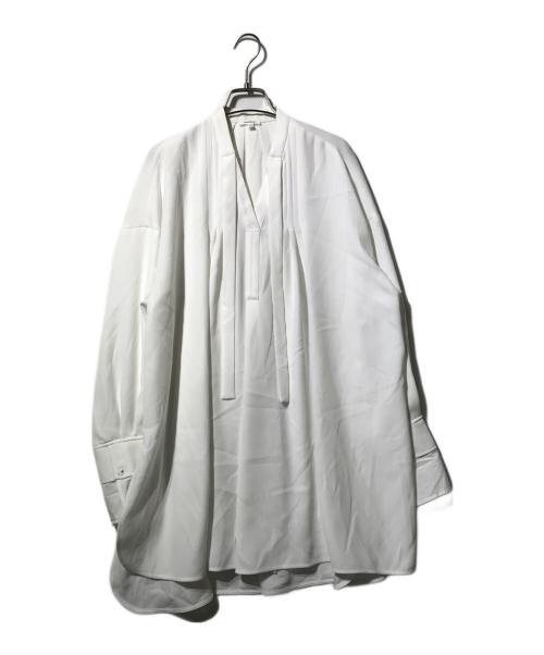 ENFOLD（エンフォルド）ENFOLD (エンフォルド) LAYERED-CUFF BLOUSE ホワイト サイズ:38の古着・服飾アイテム