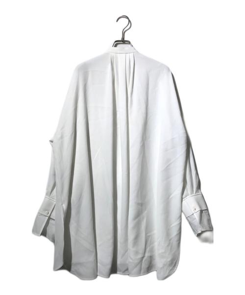 ENFOLD（エンフォルド）ENFOLD (エンフォルド) LAYERED-CUFF BLOUSE ホワイト サイズ:38の古着・服飾アイテム