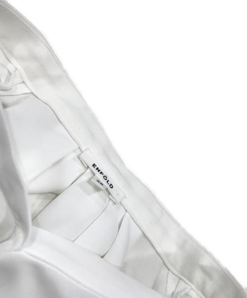 ENFOLD（エンフォルド）ENFOLD (エンフォルド) LAYERED-CUFF BLOUSE ホワイト サイズ:38の古着・服飾アイテム