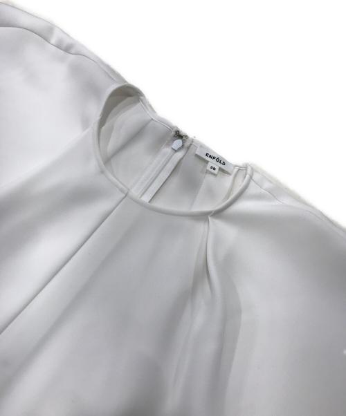 ENFOLD（エンフォルド）ENFOLD (エンフォルド) CIRCLE PULLOVER ホワイト サイズ:38の古着・服飾アイテム