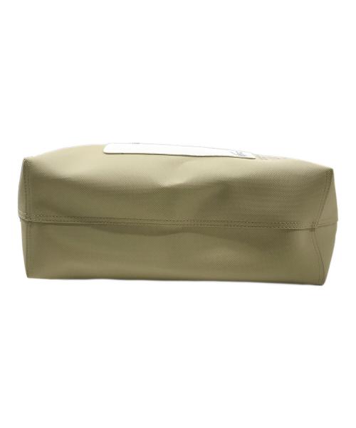 LACOSTE（ラコステ）LACOSTE (ラコステ) アンナシーズナル リバーシブルトートバッグ ホワイト×カーキの古着・服飾アイテム