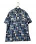 RALPH LAUREN（ラルフローレン）の古着「パッチワークシャツ」｜ブルー