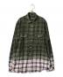 DIESEL（ディーゼル）の古着「デザインチェックシャツ/S-MILLER SHIRT」｜グリーン
