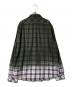 DIESEL (ディーゼル) デザインチェックシャツ/S-MILLER SHIRT グリーン サイズ:XL：12000円