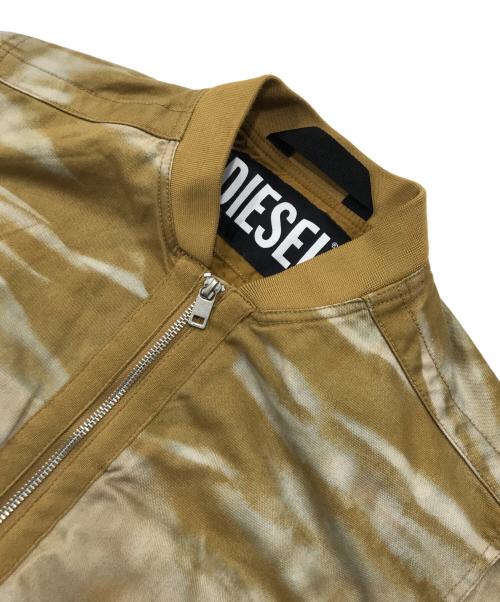 DIESEL（ディーゼル）DIESEL (ディーゼル) ボンバージャケット ベージュ サイズ:38の古着・服飾アイテム