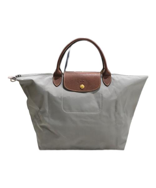 LONGCHAMP（ロンシャン）LONGCHAMP (ロンシャン) ル プリアージュ/トートバッグ グレーの古着・服飾アイテム