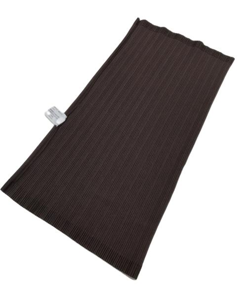 PLEATS PLEASE（プリーツプリーズ）PLEATS PLEASE (プリーツプリーズ) ネックウォーマー ブラウンの古着・服飾アイテム