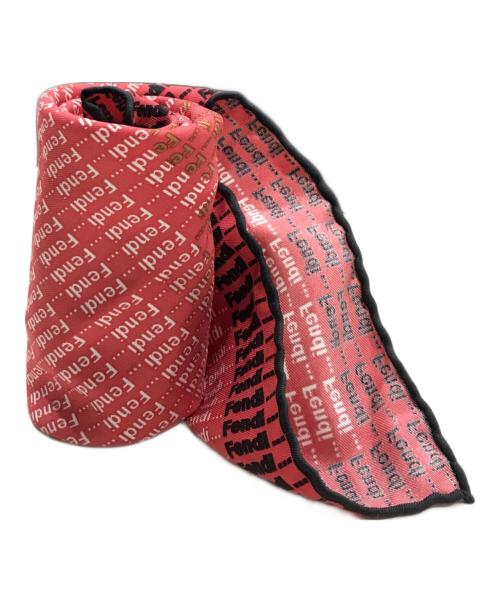 FENDI（フェンディ）FENDI (フェンディ) シルクスカーフ レッドの古着・服飾アイテム