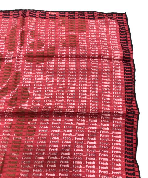 FENDI（フェンディ）FENDI (フェンディ) シルクスカーフ レッドの古着・服飾アイテム
