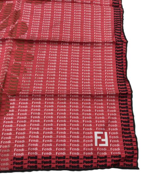 FENDI（フェンディ）FENDI (フェンディ) シルクスカーフ レッドの古着・服飾アイテム