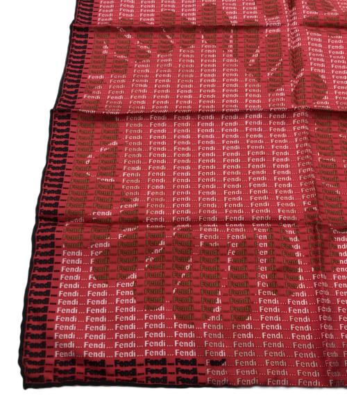 FENDI（フェンディ）FENDI (フェンディ) シルクスカーフ レッドの古着・服飾アイテム