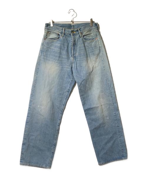 yokosakamoto（ヨウコサカモト）yokosakamoto (ヨウコサカモト) 5POCKET STRAIGHT PANTS インディゴ サイズ:Mの古着・服飾アイテム