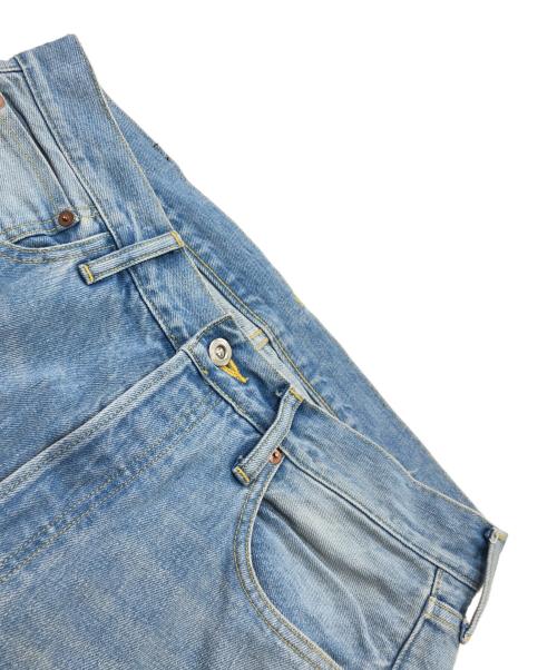 yokosakamoto（ヨウコサカモト）yokosakamoto (ヨウコサカモト) 5POCKET STRAIGHT PANTS インディゴ サイズ:Mの古着・服飾アイテム