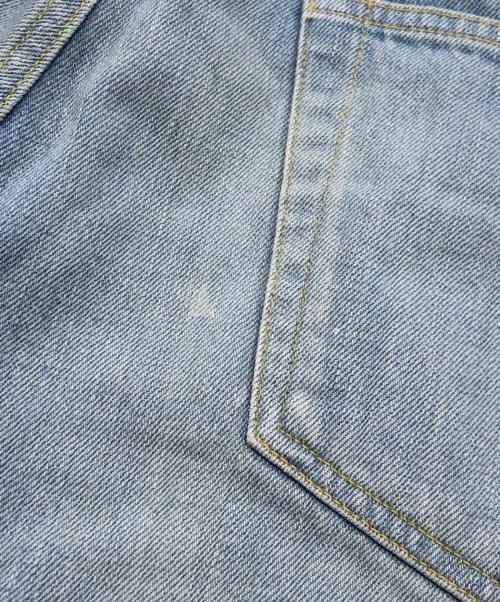 yokosakamoto（ヨウコサカモト）yokosakamoto (ヨウコサカモト) 5POCKET STRAIGHT PANTS インディゴ サイズ:Mの古着・服飾アイテム