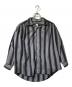 AiE（エーアイイー）の古着「ストライプペインターシャツ」｜ブラック×パープル