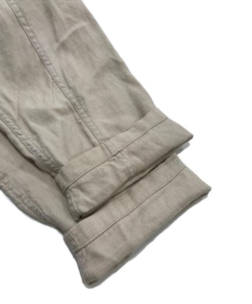 UNUSED（アンユーズド）UNUSED (アンユーズド) リネンショートハンティングジャケット ベージュ サイズ:2の古着・服飾アイテム