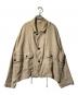 UNUSED（アンユーズド）の古着「リネンショートハンティングジャケット」｜ベージュ