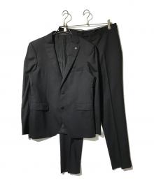 TAGLIATORE（タリアトーレ）の古着「ウール2Ｂテーラードセットアップ」｜ブラック