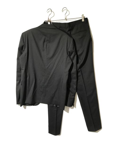 TAGLIATORE（タリアトーレ）TAGLIATORE (タリアトーレ) ウール2Ｂテーラードセットアップ ブラック サイズ:48の古着・服飾アイテム