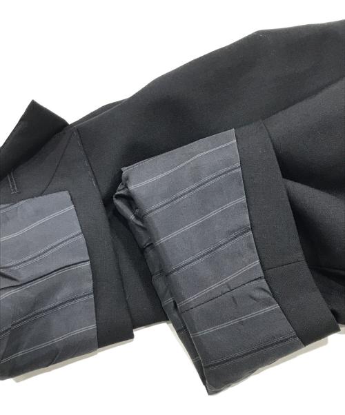 TAGLIATORE（タリアトーレ）TAGLIATORE (タリアトーレ) ウール2Ｂテーラードセットアップ ブラック サイズ:48の古着・服飾アイテム