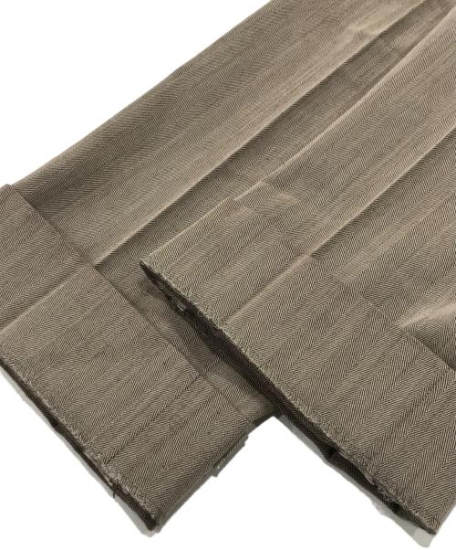 TAGLIATORE（タリアトーレ）TAGLIATORE (タリアトーレ) コットンウールテーパードスラックス ベージュ サイズ:48の古着・服飾アイテム