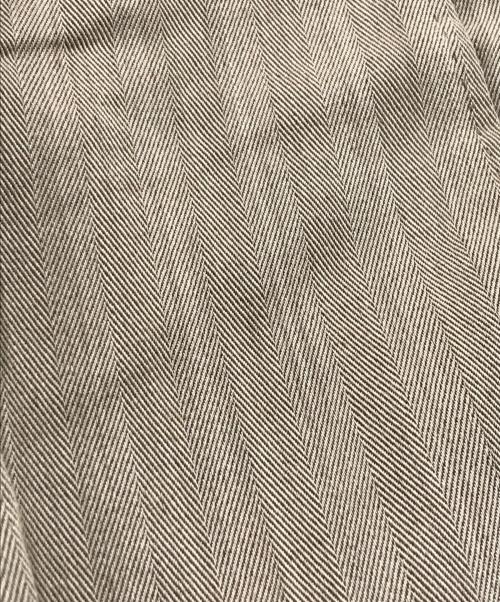 TAGLIATORE（タリアトーレ）TAGLIATORE (タリアトーレ) コットンウールテーパードスラックス ベージュ サイズ:48の古着・服飾アイテム