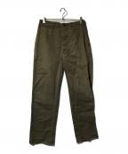 ANATOMICAアナトミカ）の古着「ヘリンボーントラウザーパンツ」｜オリーブ