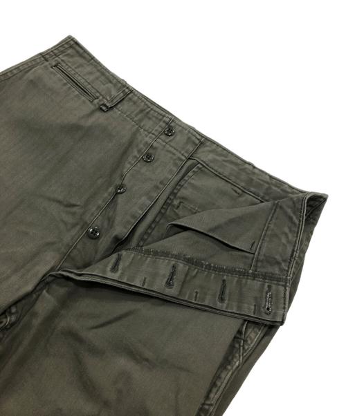 ANATOMICA（アナトミカ）ANATOMICA (アナトミカ) ヘリンボーントラウザーパンツ オリーブ サイズ:不明の古着・服飾アイテム