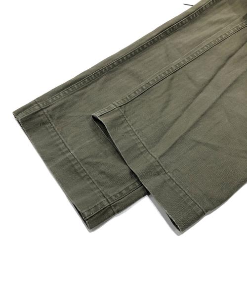ANATOMICA（アナトミカ）ANATOMICA (アナトミカ) ヘリンボーントラウザーパンツ オリーブ サイズ:不明の古着・服飾アイテム