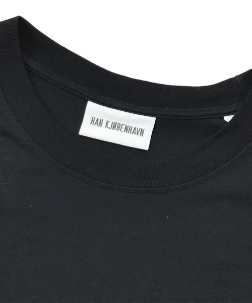 Han Kjobenhavn（ハン コペンヘーゲン）Han Kjobenhavn (ハン コペンヘーゲン) プリントTシャツ ブラック サイズ:XL 未使用品の古着・服飾アイテム