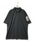 UMBRO（アンブロ）の古着「グラフィックプリントドライポロシャツ」｜ブラック
