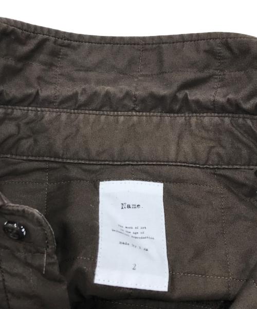 Name.（ネーム）Name. (ネーム) キルティングジャケット ブラウン サイズ:2の古着・服飾アイテム