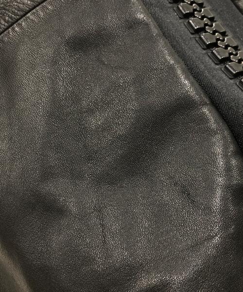 kawa-kawa（カワカワ）kawa-kawa (カワカワ) ビッグジップリュックサック ブラックの古着・服飾アイテム