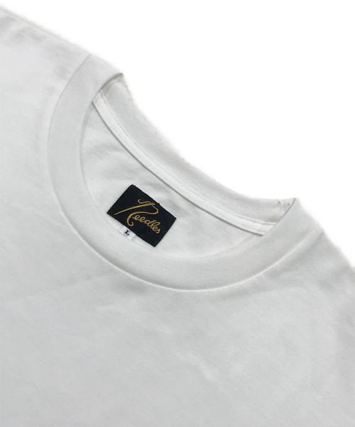 Needles（ニードルズ）Needles (ニードルズ) ポケットTシャツ ホワイト サイズ:Lの古着・服飾アイテム