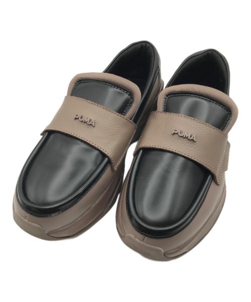 PUMA（プーマ）PUMA (プーマ) LOAFYR INT ピンク×ブラック サイズ:24の古着・服飾アイテム