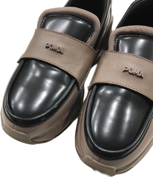 PUMA（プーマ）PUMA (プーマ) LOAFYR INT ピンク×ブラック サイズ:24の古着・服飾アイテム