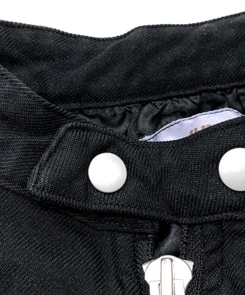 JUNYA WATANABE MAN（ジュンヤワタナベマン）JUNYA WATANABE MAN (ジュンヤワタナベマン) エステル製品染めライダースジャケット/多重ジップジャケット ブラック サイズ:Lの古着・服飾アイテム