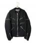 JUNYA WATANABE MAN（ジュンヤワタナベマン）の古着「エステル製品染めライダースジャケット/多重ジップジャケット」｜ブラック