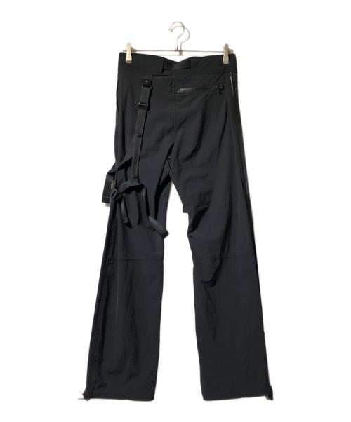 NILoS（ニルズ）NILoS (ニルズ) NYLON COTTON STRETCH CLOTHV TROUSERS ブラック サイズ:2の古着・服飾アイテム