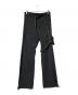 NILoS（ニルズ）の古着「NYLON COTTON STRETCH CLOTHV TROUSERS」｜ブラック